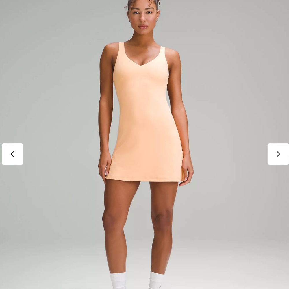 Lululemon Align Dress Sz 4 Peach Bellini NWT